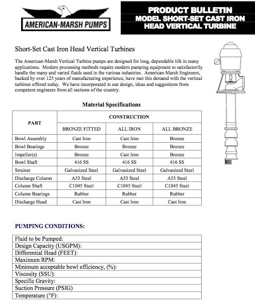 American Marsh Vertical Turbines