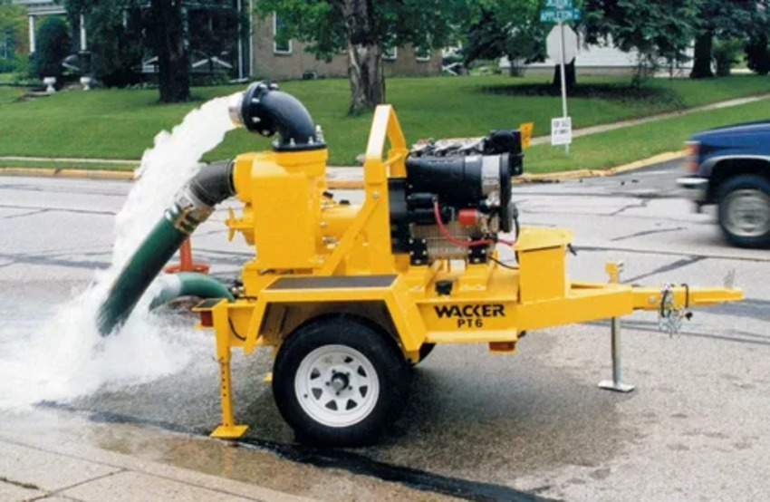 portable trash pump